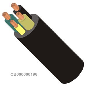 Кабель силовой КГ-3 х 6 + 1 х 4 (подключающий, изг. по ТУ)